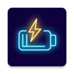 battery charging animation android application logo